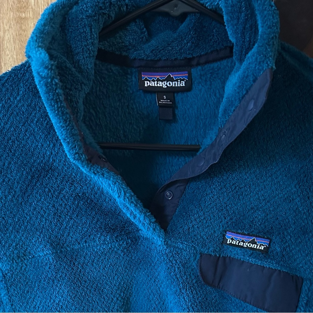 Patagonia Blue Fleece Pullover - Picture 2 of 3
